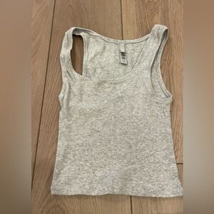 Skims cotton ribbed tank top